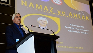 ARAŞTIRMACI YAZAR ABDULLAH YILDIZ KSÜ’DE ‘NAMAZ VE AHLAK’ KONULU KONFERANS VERDİ