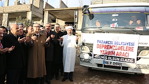 ELAZIĞ İÇİN TOPLANAN YARDIMLAR YOLA ÇIKTI