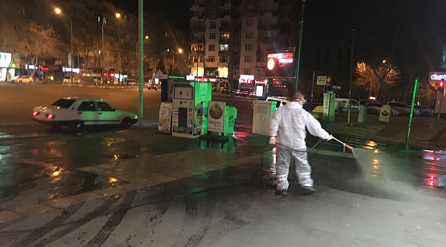 BÜYÜKŞEHİR’DEN DEZENFEKTE ATAĞI