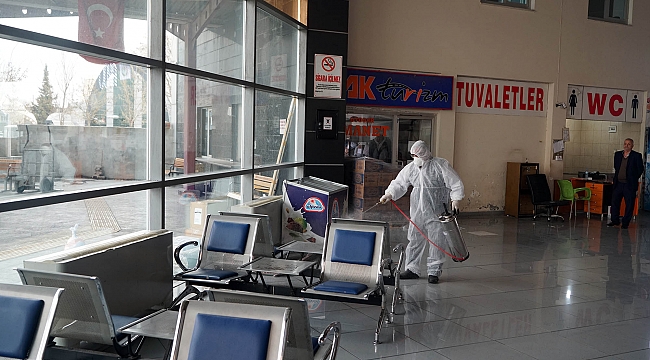 BÜYÜKŞEHİR’DEN TOPLU TAŞIMAYA DEZENFEKTE UYGULAMASI