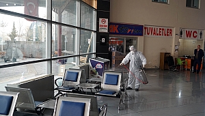 BÜYÜKŞEHİR’DEN TOPLU TAŞIMAYA DEZENFEKTE UYGULAMASI