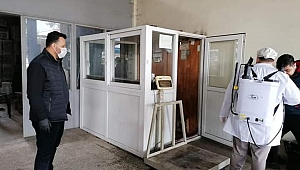 KAHRAMANMARAŞ HAL'İ DEZENFEKTE EDİLDİ.