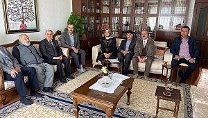 KSÜ REKTÖRÜ CAN, MEMLEKETE FARKLI ALANLARDA HİZMET EDEN İSİMLERE VEFA ZİYARETLERİNİ SÜRDÜRÜYOR