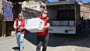 BÜYÜKŞEHİR’DEN İHTİYAÇ SAHİBİ AİLELERE GIDA YARDIMI