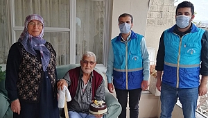 Onikişubat Belediyesi'nden Durdu Amca'ya Doğum Günü Sürprizi