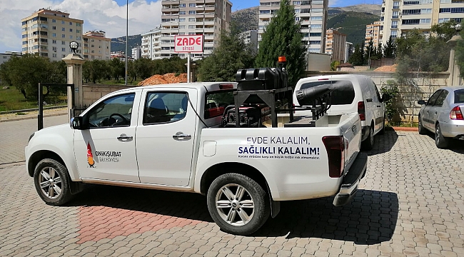 Onikişubat İlçesi’nde Tüm Siteler Dezenfekte Ediliyor