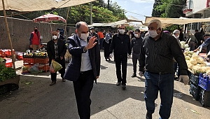 VALİ ÖZKAN, ÇARŞI VE PAZARLARDA İNCELEMELERDE BULUNDU