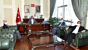 Türkoğlu Belediye Başkanı Osman Okumuş'a Büyükşehir 'den en üst seviyede Bürokrat ziyareti.