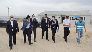 KAHRAMANMARAŞ MİLLETVEKİLLERİMİZ YURT İNŞAATINI İNCELEDİLER