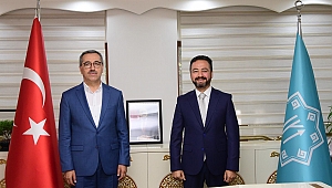 BAŞKAN GÜNGÖR’DEN ELBİSTAN BELEDİYESİ’NE ZİYARET