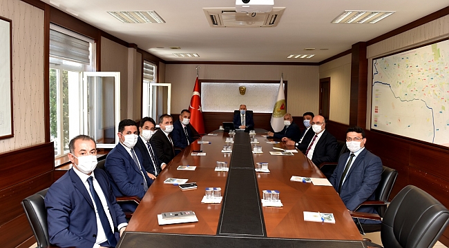 VALİ YARDIMCILARIMIZ VE KAYMAKAMLARIMIZLAKOORDİNASYON VE DEĞERLENDİRME TOPLANTISI