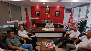 İLÇE ESKİ BAŞKANI DARICI VE ONİKİŞUBAT MECLİS ÜYELERİNDEN KUYBU'YA ZİYARET