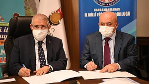 “KAHRAMANMARAŞ BİLGİYLE BULUŞUYOR” PROJESİ PROTOKOL İMZALARI ATILDI