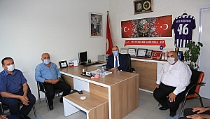 VALİ COŞKUN’DAN DULKADİROĞLU MUHTARLAR DERNEĞİNE ZİYARET