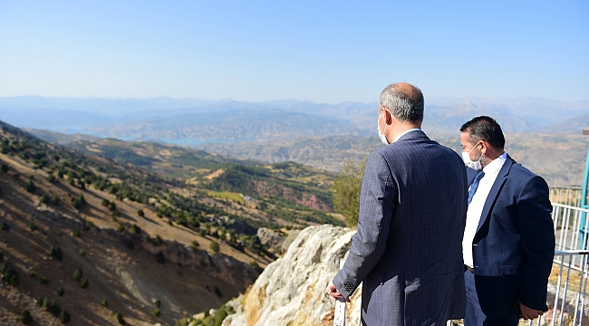 BAŞKAN OKAY DEVAM EDEN ÇALIŞMALARI YERİNDE İNCELEDİ