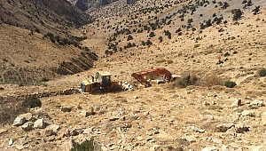 ÜRETİCİYE 15 KİLOMETRELİK YAYLA YOLU