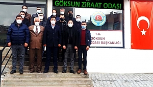 ÇİÇEĞİ BURNUNDA OCAK BAŞKANI ÇİÇEK'TEN ZİRAAT ODASINA ZİYARET