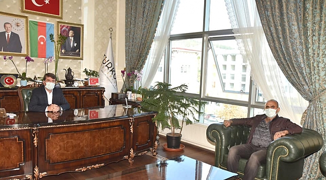 KÜÇÜK SANAYİ SİTESİ KOOPERATİF BAŞKANI EKREM KARADENİZ’DEN BAŞKAN OKUMUŞ’A TEŞEKKÜR ZİYARETİ