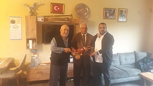BAŞKAN CÜCE'DEN İŞ İNSANI ŞAHİNKANAT'A HAYIRLI OLSUN ZİYARETİ