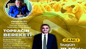 BİRLİK BAŞKANI VAKKAS KUZU ÜRETİCİLERİ, ÜYELERİ VE HEMŞEHRİLERİNİ BİLGİLENDİRECEK