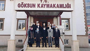 HABİBE ÖÇAL'DAN GÖKSUN KAYMAKAMI KAYACAN'A HAYIRLI OLSUN ZİYARETİ