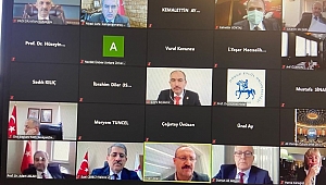 ÜNİVERSİTEMİZ REKTÖRÜ PROF. DR. NİYAZİ CAN, VİDEO KONFERANS YÖNTEMİYLE GERÇEKLEŞTİRİLEN ÜNİVERSİTELERARASI KURUL TOPLANTISINA KATILDI