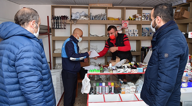 DULKADİROĞLU ZABITA EKİPLERİNDEN ESNAF DENETİMİ