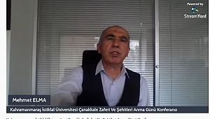 KAHRAMANMARAŞ İSTİKLAL ÜNİVERSİTESİ TARAFINDAN, “18 MART ÇANAKKALE ZAFERİ VE ŞEHİTLERİ ANMA GÜNÜ” DOLAYISIYLA ÇEVRİMİÇİ KONFERANS DÜZENLENDİ