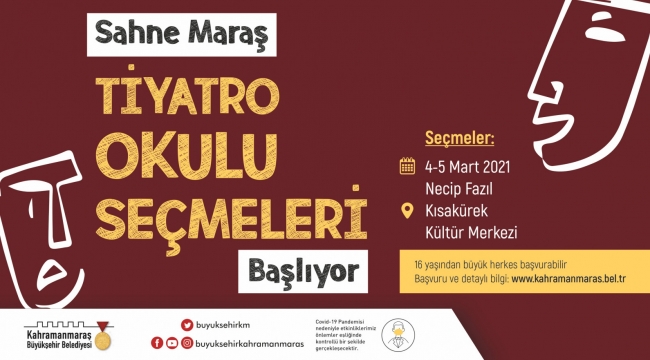 TİYATRO OKULU’NA ÖN BAŞVURULAR SÜRÜYOR