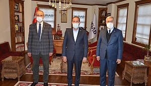 ÜNİVERSİTEMİZ REKTÖRÜ PROF. DR. NİYAZİ CAN, MÜSİAD KAHRAMANMARAŞ ŞUBESİ BAŞKANI KERVANCIOĞLU’NU ZİYARET ETTİ