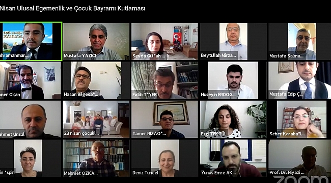 ÜNİVERSİTEMİZ 23 NİSAN ULUSAL EGEMENLİK VE ÇOCUK BAYRAMI’NI ÇEVRİM İÇİ ETKİNLİKLE KUTLADI
