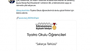 ‘ÜSTADIN’ SAKARYA TÜRKÜSÜ KAHRAMANMARAŞ’TA YANKILANDI