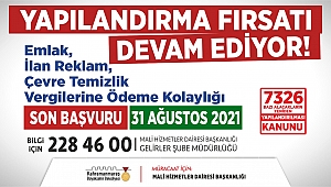 BÜYÜKŞEHİR’DEN YAPILANDIRMA KOLAYLIĞI