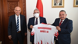 BAŞKAN MAHÇİÇEK’TEN AMPUTE SPORCULARA MALZEME DESTEĞİ