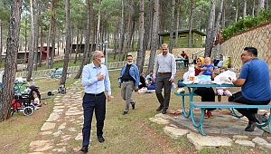 BAŞKAN OKAY, MESİRE ALANINDA VATANDAŞLARLA BİR ARAYA GELDİ