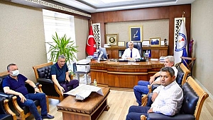 GÜVENÇ'TEN KASKİ GENEL MÜDÜRÜ AHMET KAVAK'A ZİYARET