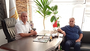 KKTC BÜYÜKKIZILCIKLILAR DERNEK BAŞKANI KOÇKAT'TAN BAŞKAN DUMANA ZİYARET
