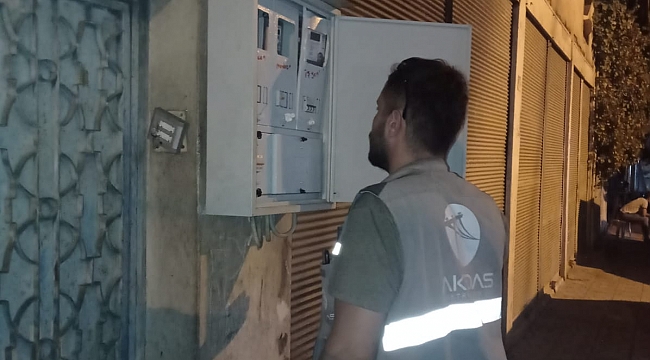 AKEDAŞ ELEKTRİK DAĞITIM A.Ş. KAÇAK ELEKTRİK KULLANIMININ ÖNÜNE GEÇMEK İÇİN 7/24 ÇALIŞMALARINA DEVAM EDİYOR