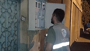 AKEDAŞ ELEKTRİK DAĞITIM A.Ş. KAÇAK ELEKTRİK KULLANIMININ ÖNÜNE GEÇMEK İÇİN 7/24 ÇALIŞMALARINA DEVAM EDİYOR