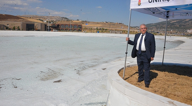 EXPO 2023 ALANINDA BULUNAN KRİSTAL LAGÜNE İLK SU BUGÜN VERİLDİ