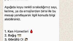 Türk Kızılay ve Facebook, resmi WhatsApp hattını hayata geçirdi,