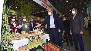 BAŞKAN OKAY TARIM FUARI ZİYARET