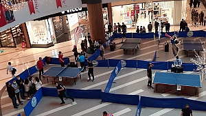 Üniversitemiz, Gençlik ve Spor İl Müdürlüğü ve Piazza AVM İşbirliğiyle Masa Tenisi Turnuvası Düzenlendi