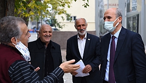 BAŞKAN OKAY MAHALLE ZİYARETLERİNİ SÜRDÜRÜYOR