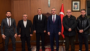 GÖKSUNLU LAR DERNEĞİNDEN BAŞKAN HAYRETTİN GÜNGÖR E ZİYARET...