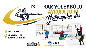 Kar Voleybolu Avrupa Turu Yedikuyular’da!