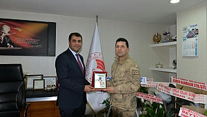 İL JANDARMA KOMUTANI ÖZTURHAN'DAN TARIM İL MÜDÜRÜ BİLİR'E HAYIRLI OLSUN ZİYARETİ