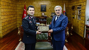 Kahramanmaraş İl Jandarma Komutanı Özdurhan, Üniversitemiz Rektörü Prof. Dr. Niyazi Can’ı Ziyaret Etti