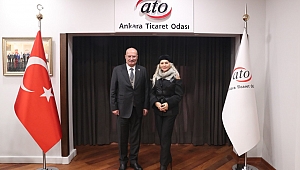 SARITOPRAK VE ATO BAŞKANI BARANA ELAZIĞ KÜLTÜR VE TANITIM VAKFI ONUR BERATI