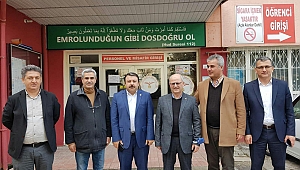 EĞİTİM BİR-SEN ŞUBE BAŞKANI AYDIN'DAN NEZAKET ZİYARETİ